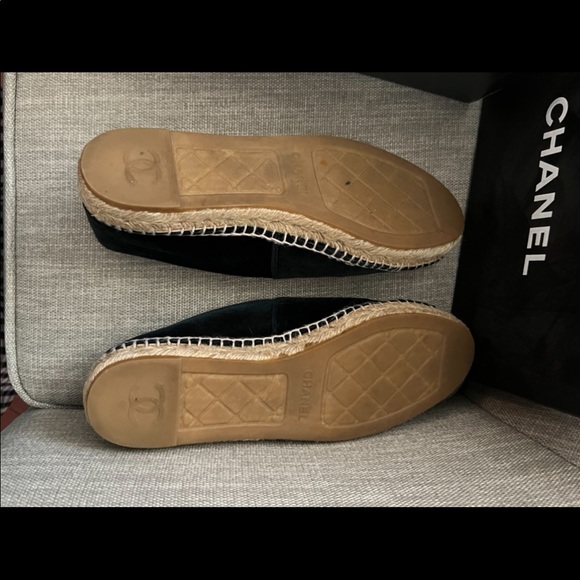 Navy/black Chanel espadrilles - Picture 4 of 4